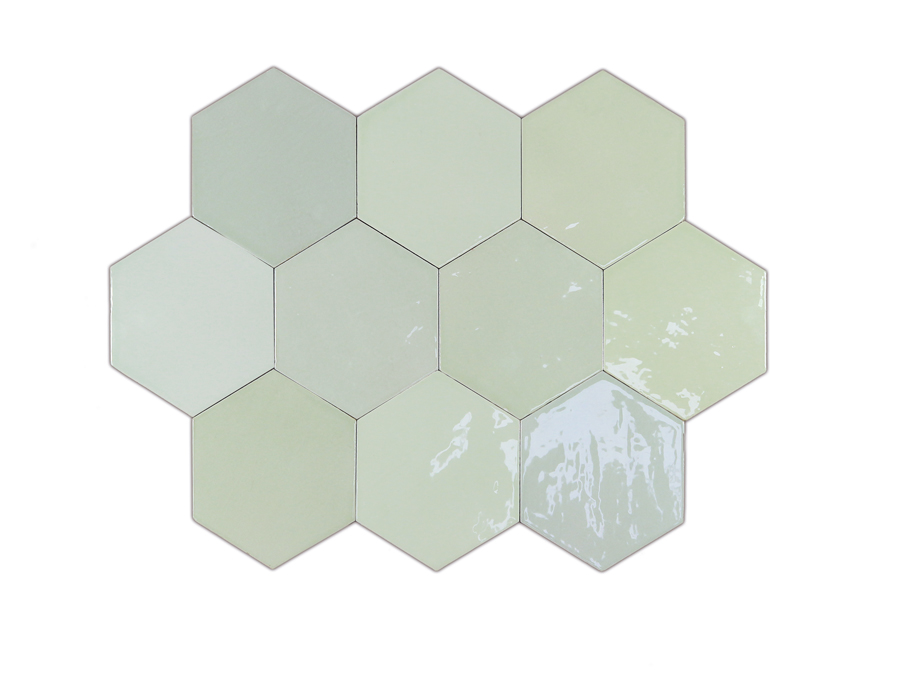 Wow Zelige Hexa Mint 10,8x12,4